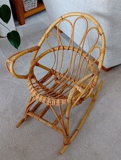 Childs Wicker Vintage Rocking Chair
