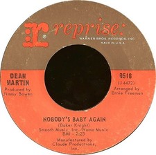 Dean Martin - Nobody's Baby Again / It Just Happened That Way - Used  - V8100z