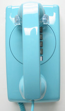 Aqua Blue 3554 Wall Telephone