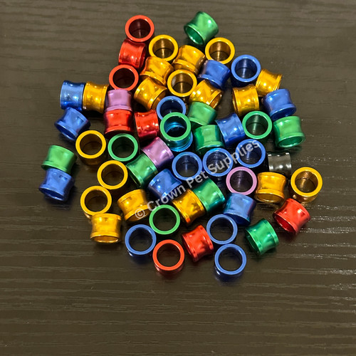 Pcs leg aluminum 8mm rings - pcs,