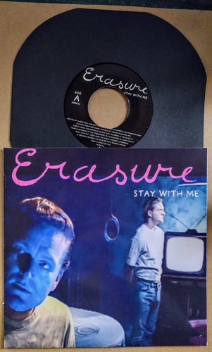 Erasure stay with vinyl - me, 7"