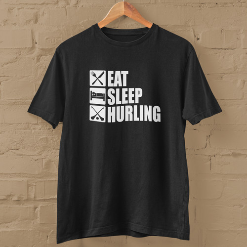 Eat sleep hurling shirt - -,