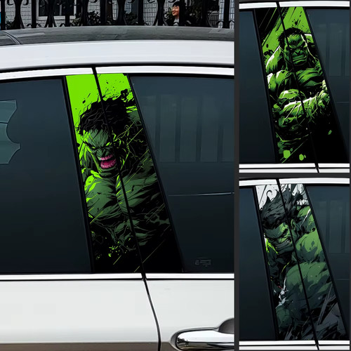 Hulk car vinyl decal - car,