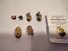 PIN BADGES JOB LOT CANADIAN NAVY AND OTHERS