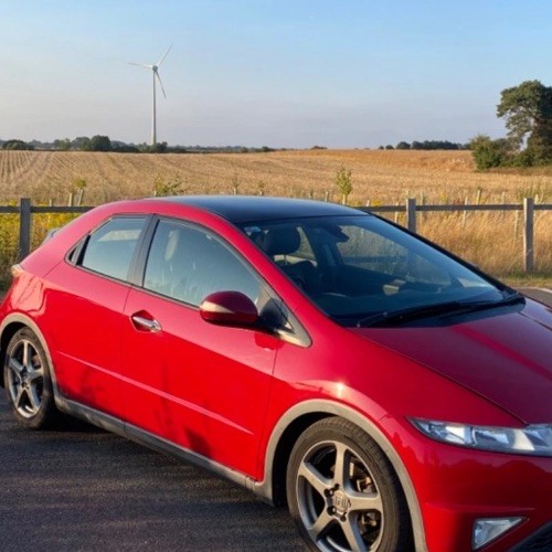 Honda civic mk8 door glass - honda,