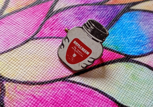 Vintage brylcreem enamel - brylcreem,