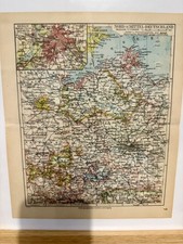 WW2 German Framed Map Rare