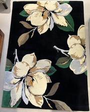 Vivienne Westwood for The Rug Company Magnolia Black Rug Excellent Condition