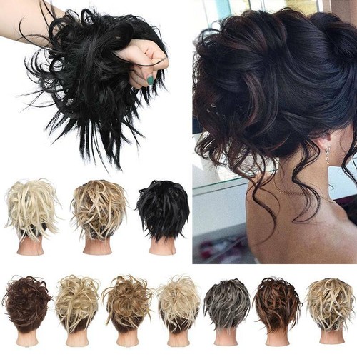 100 real messy bun - real,