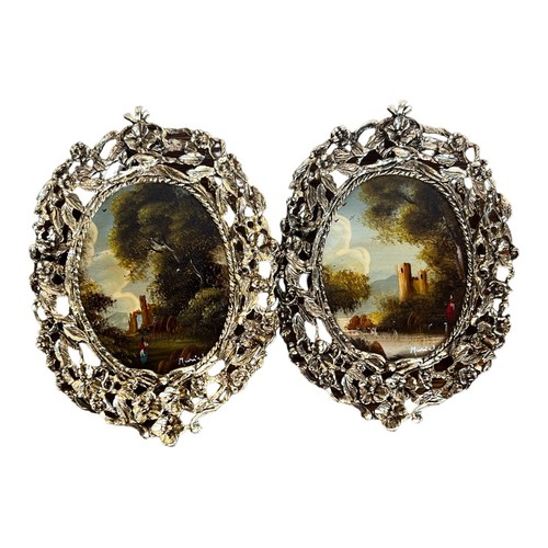 Rare antique miniature oil - rare,