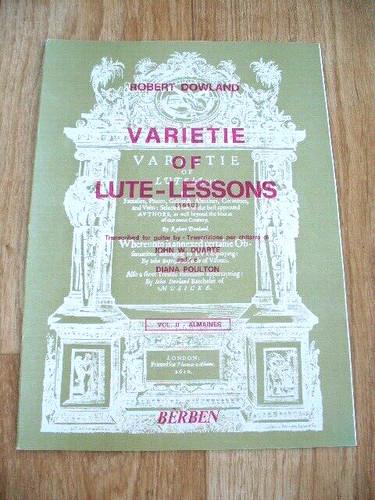 Robert dowland lute lessons - robert,