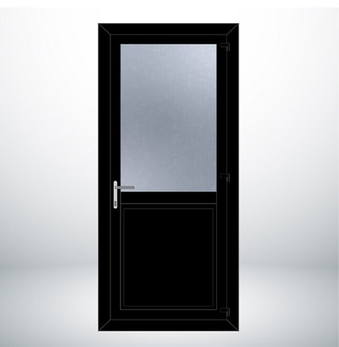 Upvc single door - half, glass