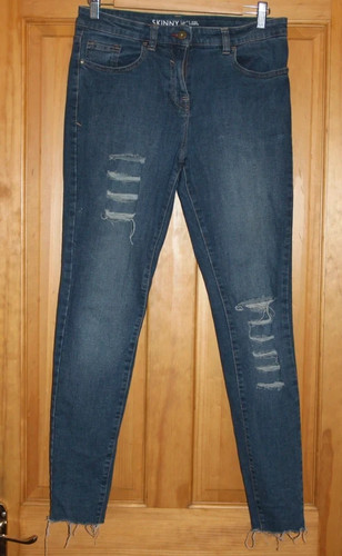 Next skinny ripped - mid, rise