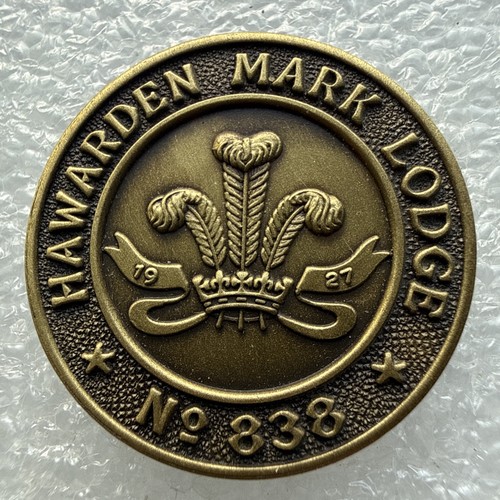 Welsh masonic token hawarden - token,