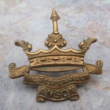 The Anson Battalion Royal Naval Division RND British Navy/Military Hat/Cap Badge