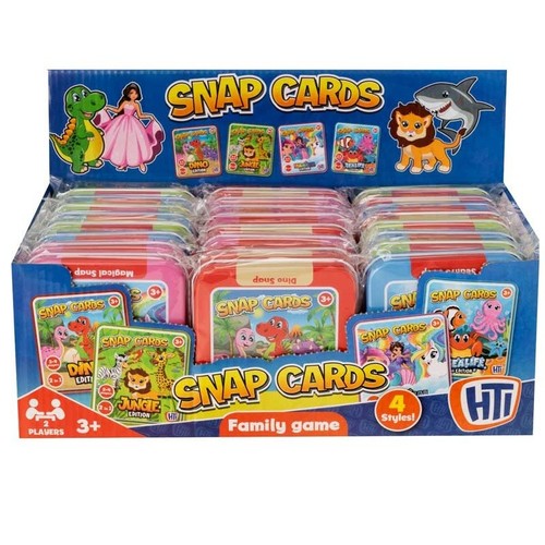 Snap cards puzzle games tin - puzzle,