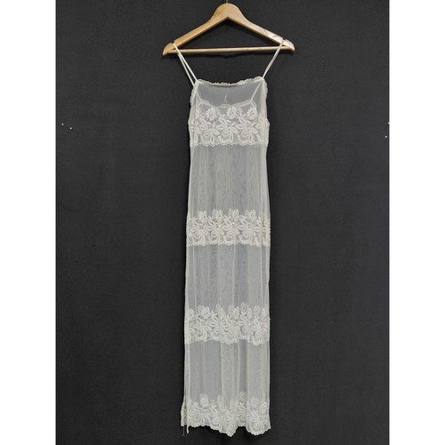 White lace sheer - lace,