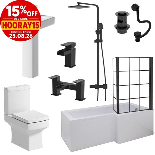 Complete bathroom suite - complete,