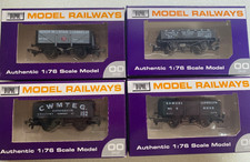 4 x Dapol limited edition wagons, metal wheels and fitted loads - OO Gauge
