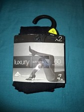 2 Pairs of F&F Black 60 Denier