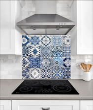 Geometric and floral azulejo