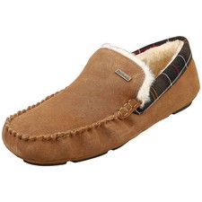 Barbour Monty Mens Slip On Shoes in Camel - 9 UK