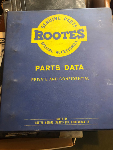 Genuine rootes parts - rootes,