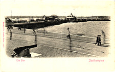 The Pier Southampton Hampshire Vintage Postcard