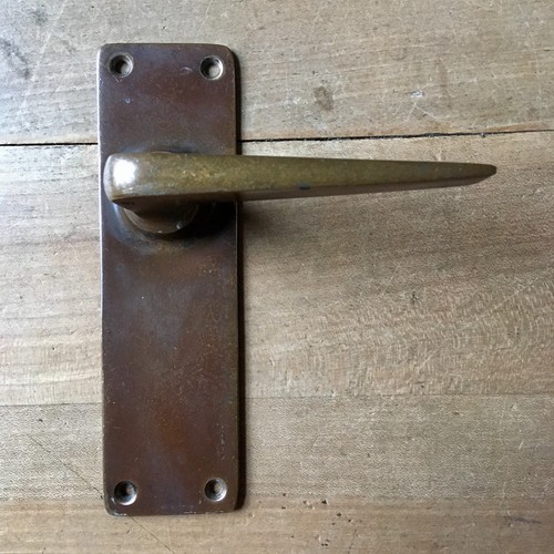 Vintage brass door - brass,