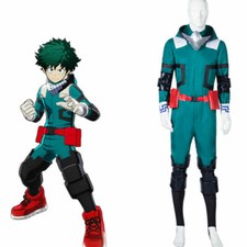 My Hero Academia Izuku Midoriya Deku Battle Xmas Cosplay Costume Outfit HOT