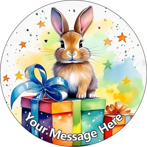 Birthday bunny personalised - birthday,