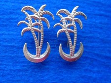 PAIR, WWII POLISH CARPATHIAN LANCERS 2nd "WARSAW" ARMOURED BRIGADE COLLAR BADGES