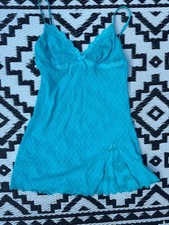 Beautiful light blue lace lingerie slip from La Senza M