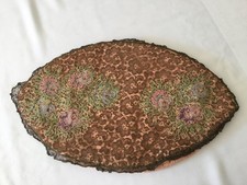 Antique / Vintage Boudoir  Night Dress Case/Nightgown Case Padded Pink Floral 