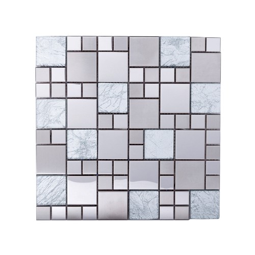 Metallic grey silver modular - metallic,