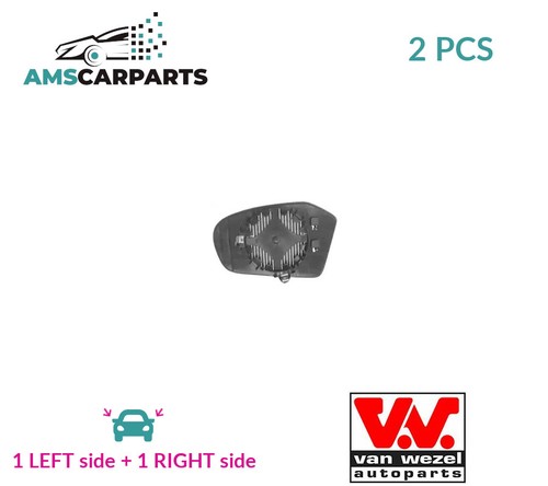 Rear view mirror glass pair - view,