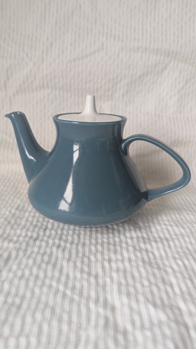 Vintage style teal teapot - vintage,