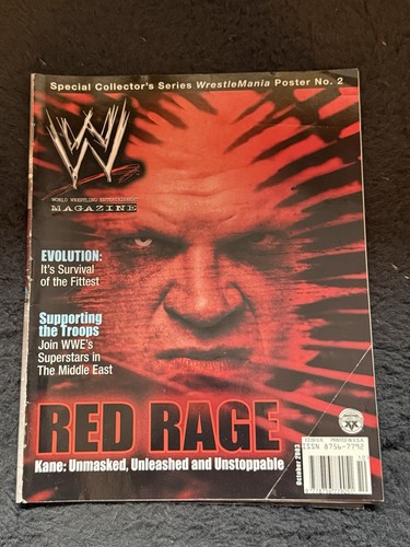 Wwe magazine october 2003 - wwe, kane