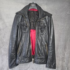 Superdry leather jacket - jacket, mens