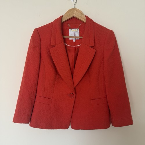 Coral blazer jacket - blazer,
