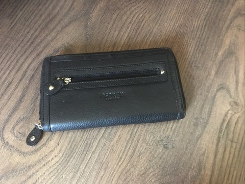 Osprey black leather purse - osprey,