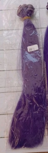 Purple 25cm synthetic straight - purple,