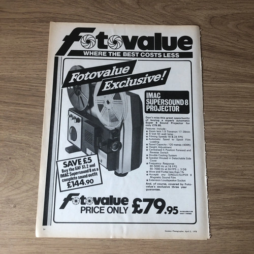 Cams33 magazine advert - advert, 11x8