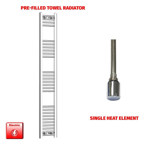 Chrome electric heated towel - chrome,