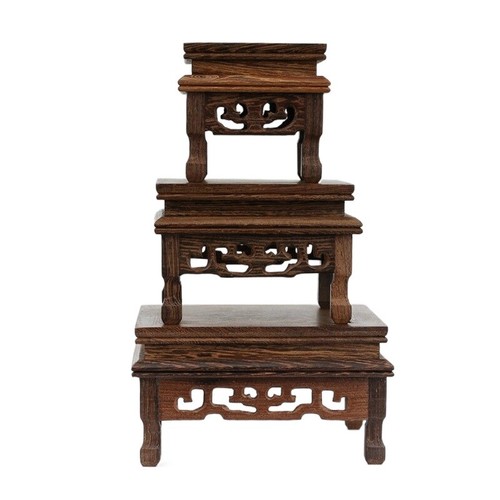 1pc square wooden pedestal - 1pc,