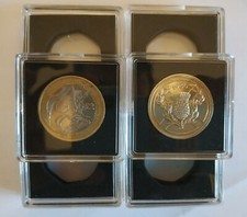 20 Coin Capsules Square Foam