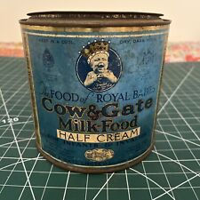 Vintage Large Cow & Gate Milk Food Tin - 1939  - Baby Milk