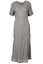 NICOLE FARHI GREY LINEN BLEND