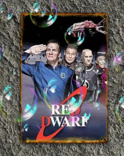 Red dwarf metal sign - dwarf,