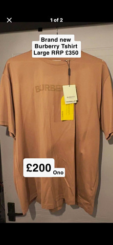 Burberry harriston logo print - logo,